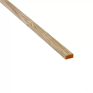 Pino Seco Cepillado 1" x 2"